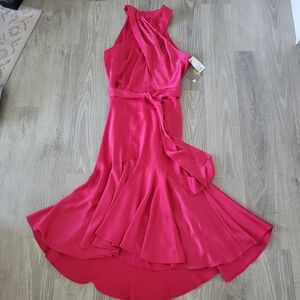 NWT Taylor Dress in Raspberry With Tie Belt Semiformal Occasion